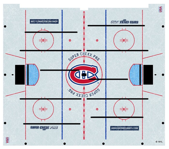 Montreal Canadiens NHL Super Chexx Pro Bubble Hockey - Image 4