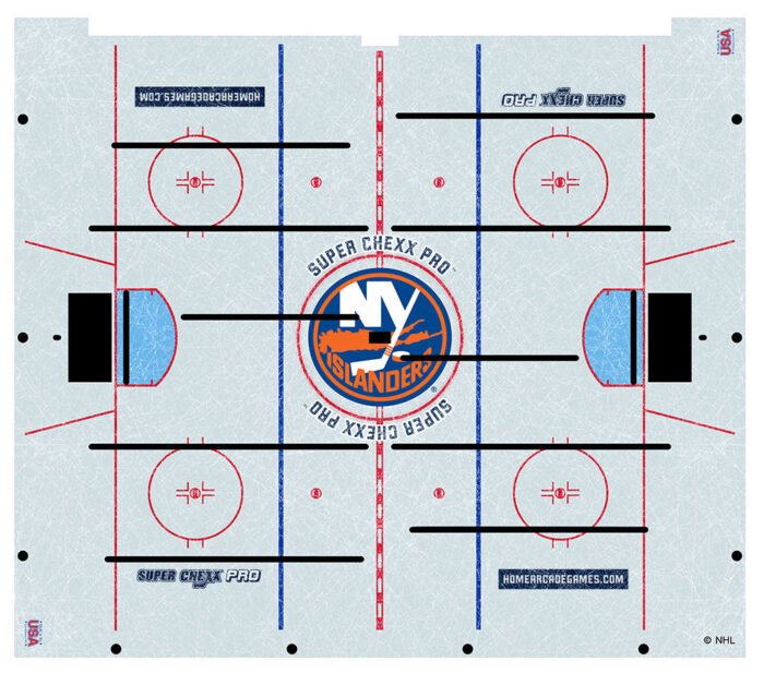 New York Islanders NHL Super Chexx Pro Bubble Hockey - Image 4