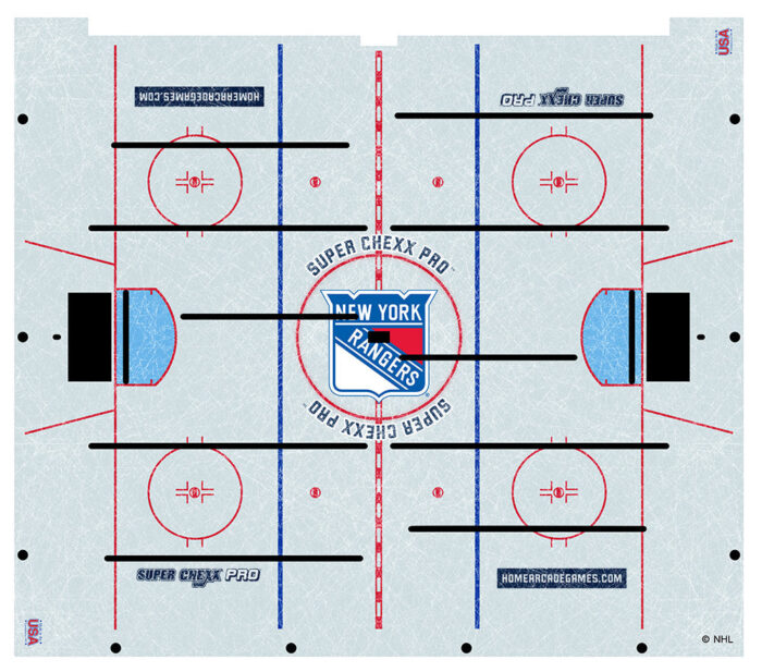 New York Rangers NHL Super Chexx Pro Bubble Hockey - Image 4