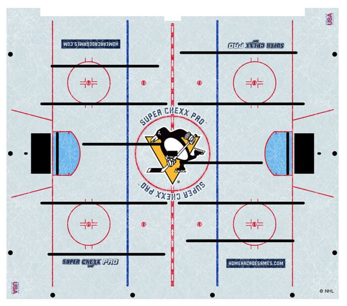 Pittsburgh Penguins NHL Super Chexx Pro Bubble Hockey - Image 4