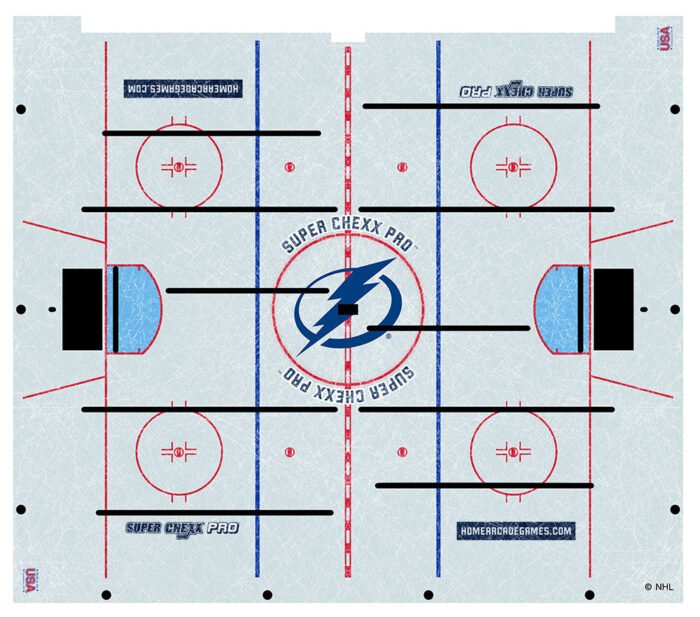 Tampa Bay Lightning NHL Super Chexx Pro Bubble Hockey - Image 4