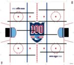 100 Year Anniversary New York Rangers NHL Super Chexx Pro Bubble Hockey - Image 2