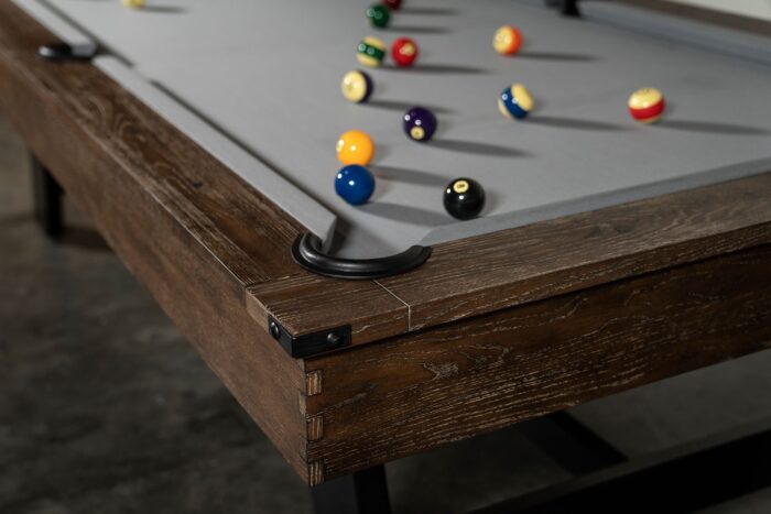 Nixon Hunter 8' Slate Pool Table in Brushed Walnut Finish w/ Dining Top Option - Image 12