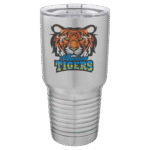 30oz Polar Camel Tumbler with Lid - Silver