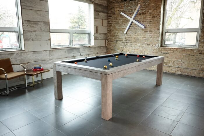 Brunswick Billiards Sanibel 8' Slate Pool Table in Rustic Grey - Image 14