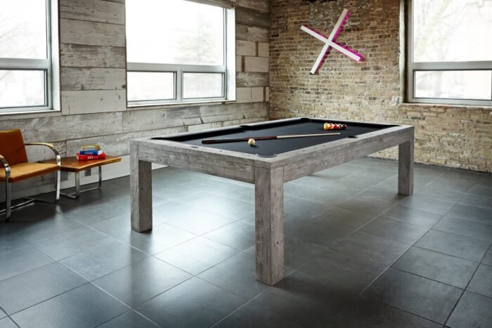 Brunswick Billiards Sanibel 7' Slate Pool Table in Rustic Grey - Image 6