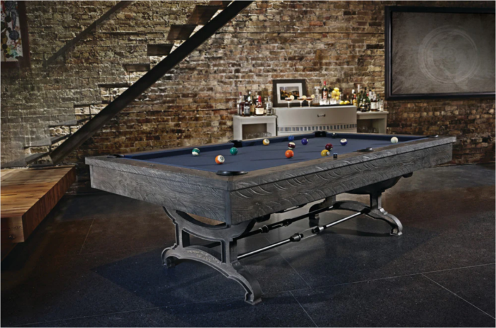Brunswick Billiards Birmingham 9' Slate Pool Table in Charcoal - Image 2