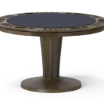 California House Davenport Reversible Top Round Game Table