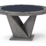 California House Origami Reversible Top Round Game Table