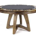 California House Palisades Reversible Top Round Game Table