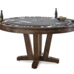 California House Petaluma Reversible Top Round Game Table