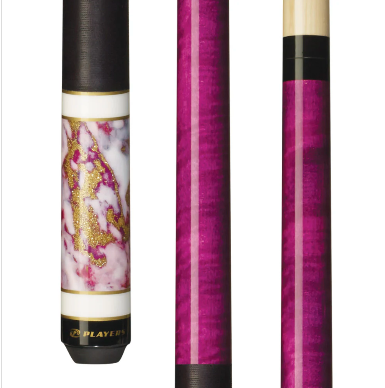 Screenshot2025-08-21at2.31.31PM Players Illustrious Purple Cue with Black Linen Wrap - Image 1