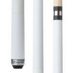 Players Dandelion White Matte Cue with Embossed Leather Wrap