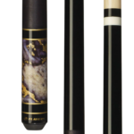 Players Obsidian Grey Cue with Black Linen Wrap