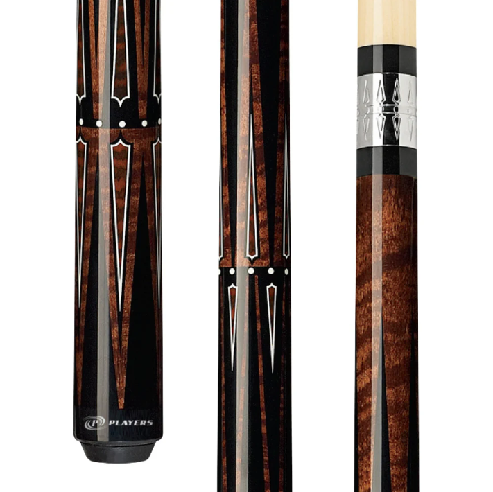 Screenshot2025-12-11160247 Players Dark English Stain/Snakewood Wrapless Cue - Image 1