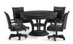 Brunswick Billiards Centennial Game Table in Black Wire Brush - Image 5
