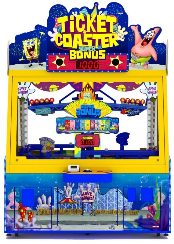 SpongeBob Ticket Coaster straight