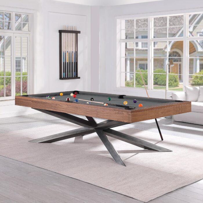 Playcraft Astral 8' Slate Pool Table in Walnut - Image 2
