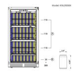 47" High Wine & Beverage Refrigerator Combo with Triple Temp. Zones - Image 8