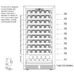47-Inch Height Single Zone Wine Cooler with Low-E Glass Door - Image 16
