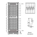 Tall Dual Zone Upright Wine Cooler | Low-E Glass & Silent Cooling - Image 11