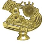 GO-KART 4-1/2" Trophy Figure