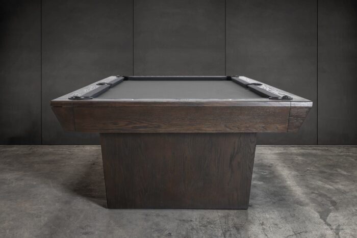 Nixon KAI 8' Slate Pool Table in Waxed Brown Finish w/ Dining Top Option - Image 6