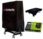 Butterfly Compact Indoor/Outdoor Green Table Tennis Table - Image 9