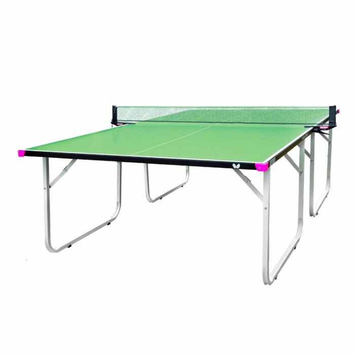 Butterfly Compact Indoor/Outdoor Green Table Tennis Table - Image 2