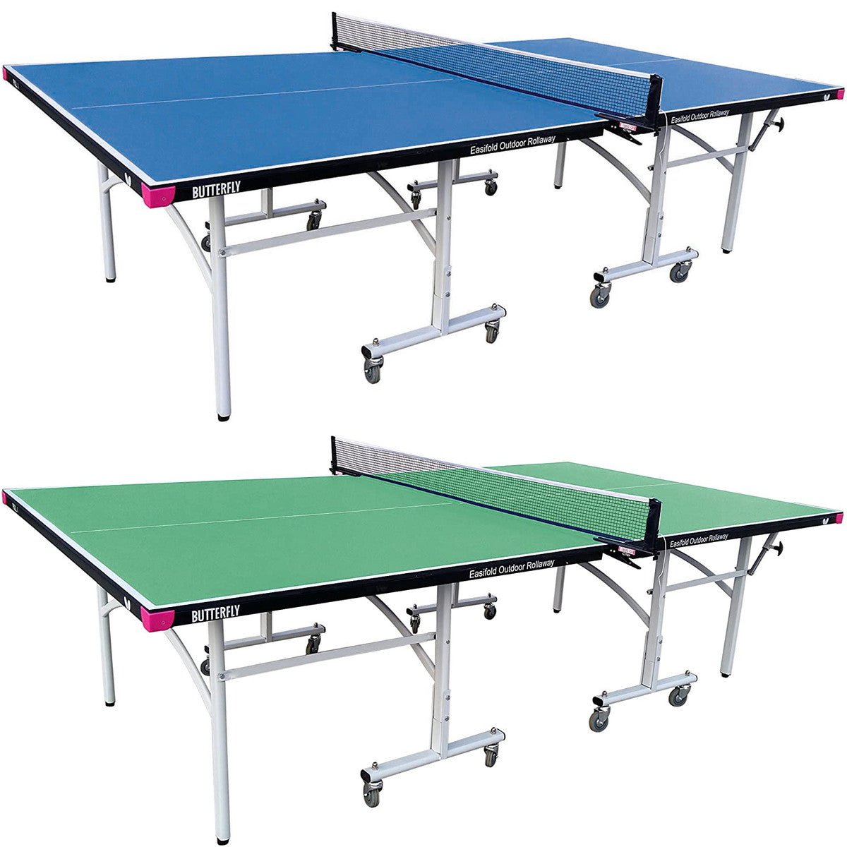 TEFOD.media_.01 Butterfly Easifold Indoor/Outdoor Rollaway Table Tennis Table - Melamine top - Image 1
