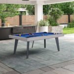 Playcraft Santorini 8’ Outdoor Slate Pool Table with Optional Dining Top Benches and Ping Pong - Image 14