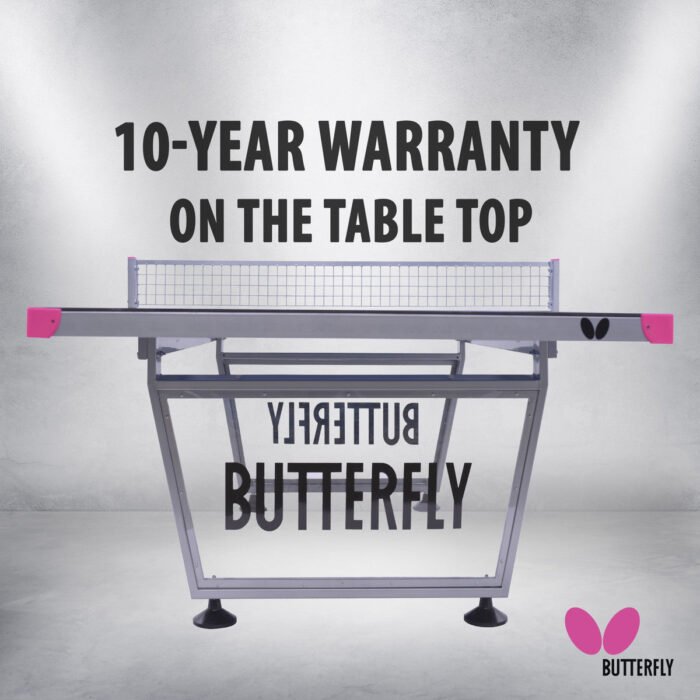 Butterfly Park Outdoor Table Tennis Table - Image 6