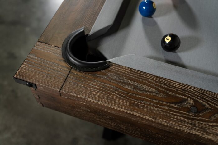 Nixon Hunter 8' Slate Pool Table in Brushed Walnut Finish w/ Dining Top Option - Image 13