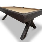 Presidential 8' Taft Billiard Table - Black Bronze Finish
