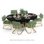 RAM Game Room Prohibition Texas Hold'em Poker Table - Black - Image 4