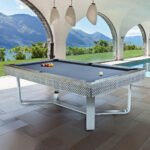 Brunswick The Bali 8ft American Pool Table - Grey Teak