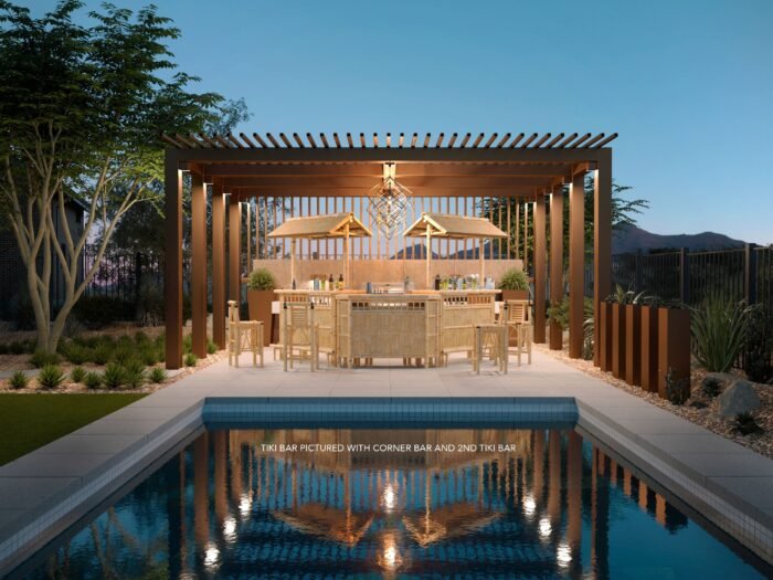 RAM Game Room 60" Bamboo Tiki Bar - Image 7