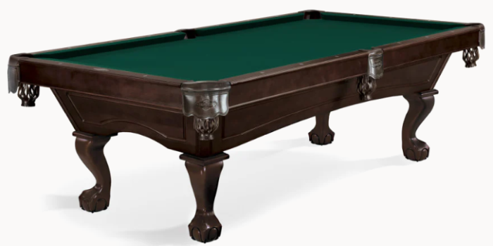 Brunswick 8' Allenton Pool Table with Ball and Claw Leg - Image 11