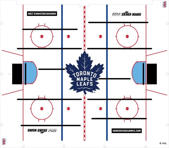 Toronto Maple Leafs NHL Super Chexx Pro Bubble Hockey - Image 3