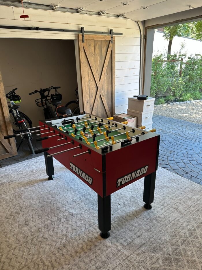 Tornado T-3000 Competition Foosball Table in Crimson Red - Image 3