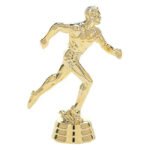 Track Figure, Male, Gold - 5 1/4"
