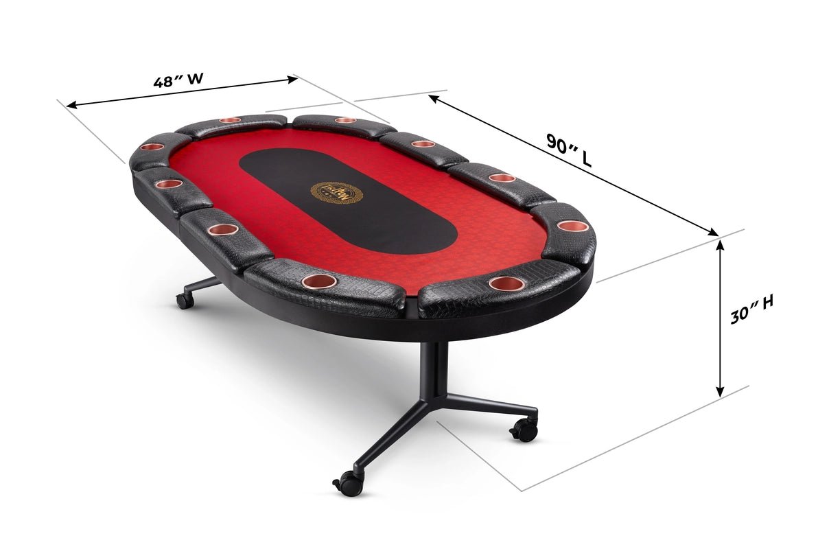 Triton 10 Player Poker Table Dimensions