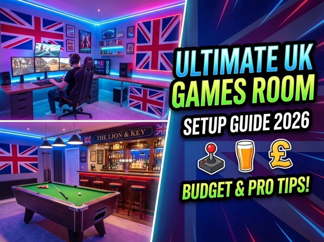 The Ultimate UK Games Room Setup Guide 2026