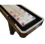 Playcraft Georgetown 12' Shuffleboard Table in Honey Oak - Image 4