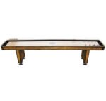 Playcraft Georgetown 12' Shuffleboard Table in Honey Oak - Image 3