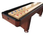 Playcraft Woodbridge 9' Shuffleboard Table in Cherry - Image 2