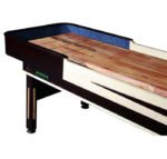 Playcraft Telluride 18' Pro Style Shuffleboard Table in Espresso with optional Overhead Electronic Scoring - Image 3