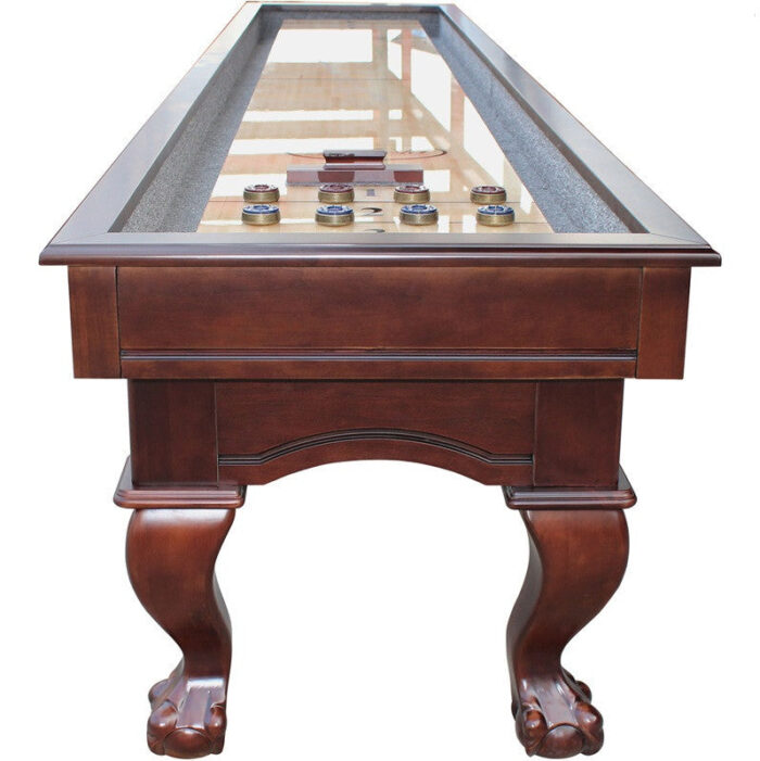 Playcraft Charles River 12' Pro-Style Shuffleboard Table in Espresso - Image 2