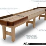 Hudson Cirrus Shuffleboard 9'-22 Indoor/Outdoor w/Custom Wood Options