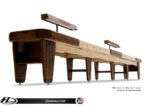 Hudson Dominator Shuffleboard 9'-22' Custom Wood and Stain Options - Image 5
